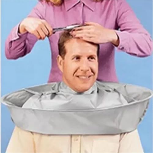 Capa para cortar el pelo transpirable con sistema de recogida anticaída 3