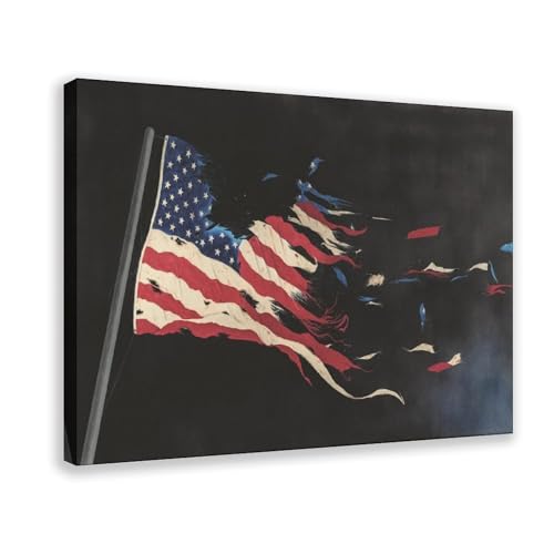 Impression sur toile Our Flag Ed Ruscha 40x60 cm pour bureau