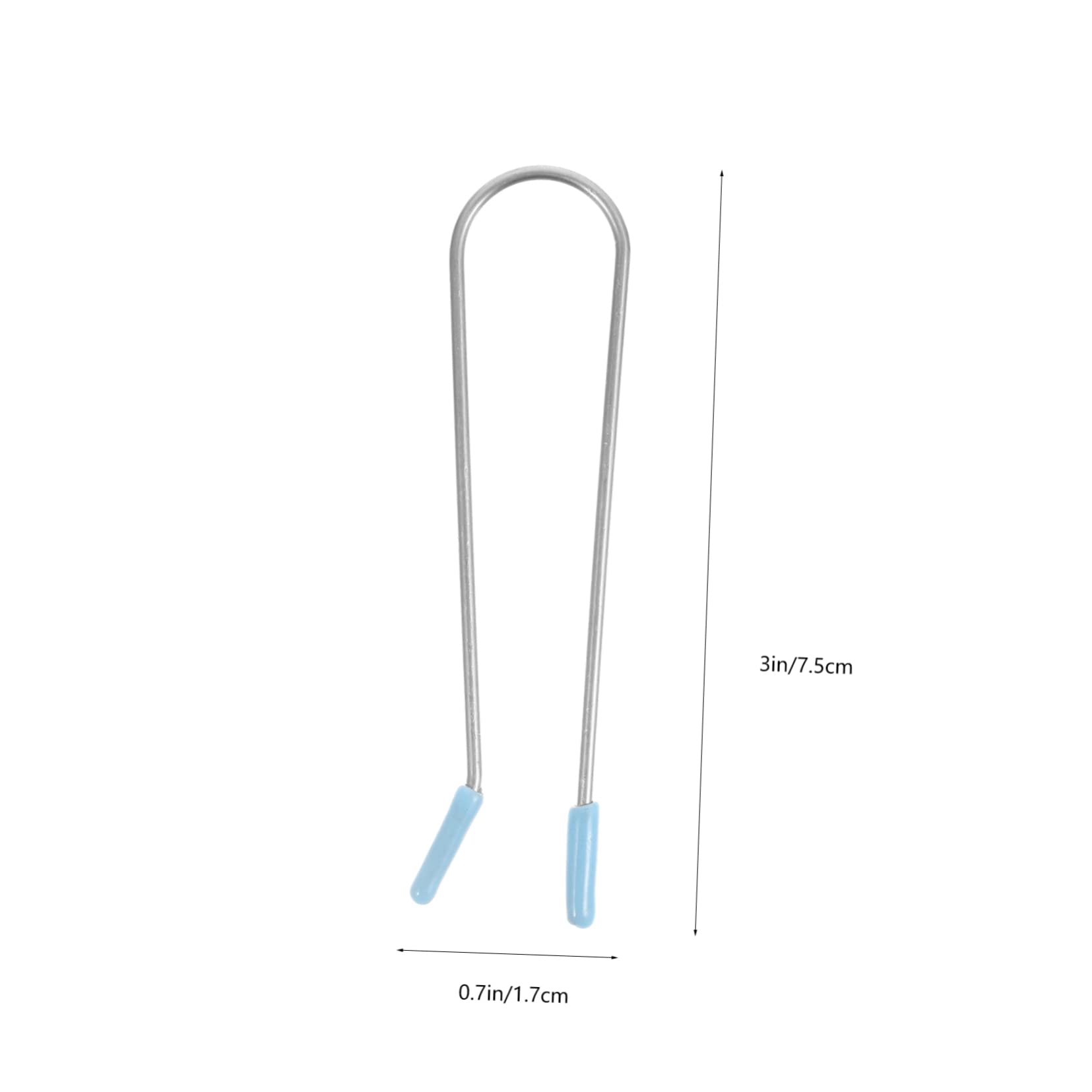 Didiseaon 20pcs Hair Roller Clips Perm Rod Clamp Holders Home Barber Hair Styling Tools Spiral Perm Rods Clips for Hot Roller Sets Stainless Steel Comfortable Tips