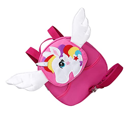 Mochila escolar infantil de unicornio rosa para guardería y bebés