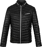 MILESTONE Herren Lederjacke Damiano Größe 56 Schwarz (schwarz)