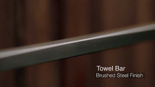 Kohler Towel Bar 606 mm | SS304 Stainless Steel Bathroom Towel Rod | Corrosion Resistant, Anti-Fingerprint, Anti-Peel | 17kg Load Capacity, 2 Years Warranty (Brushed Stainless Steel Finish)