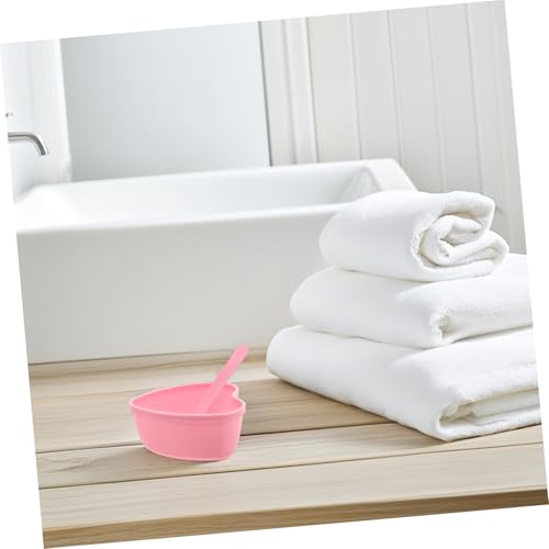 Set de 8 cuencos para mascarilla facial con forma de corazón miniatura 6