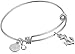 Halos & Glories, "Anchor" Charm Bangle Bracelet