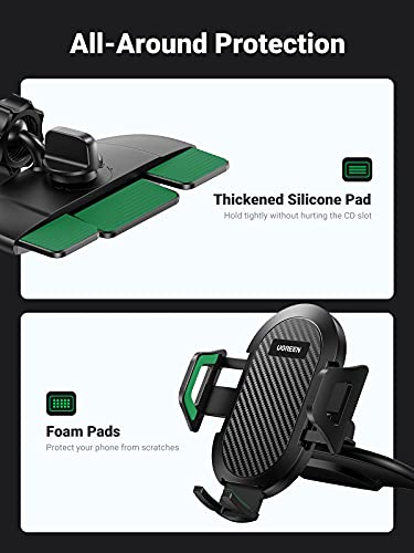 UGREEN CD Sleuf Auto Telefoonhouder Draagbare Auto Houder Compatibel met iPhone 14 Pro Max 13 Pro Max 12 11 Galaxy S22… - Image 7