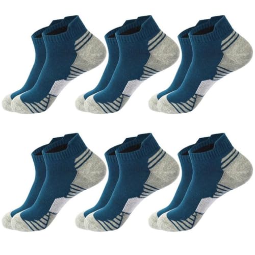 6 Pairs Mens Ankle Socks Running Socks Athletic Tab Socks Low Cut Socks