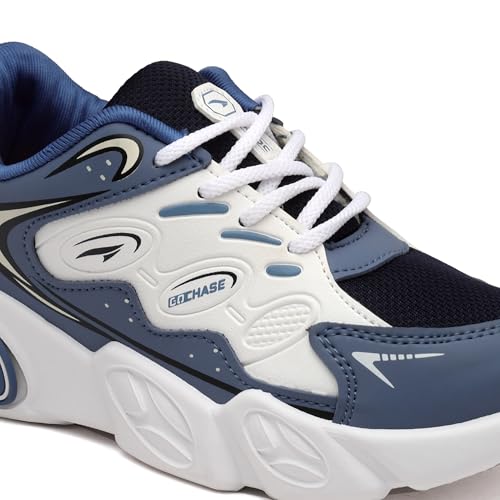 Image of ASIAN Kids VISION-02 Stylish Casual Chunky Sneakers with Laces for Boys, Trendy and Comfortable Shoe Perfect, Walking, and Outdoor Play, Lightweight and Durable Design Suitable for Kids