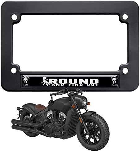 Mach-E 2-Hole Wide Bottom License Plate Frame; Black Powder-Coated - Foto 8