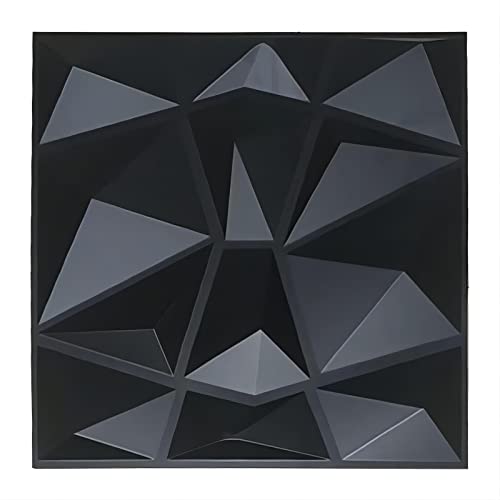 Reviews de Pintura Gris Oxford los mejores 5. 43 Paneles Decorativos 3d para Pared, 50x50cm Paquete de 12 PCS 3 m2 Cubiertos, Paneles PVC pared Color Negro Mate para Hogar, Oficina, Decoración de Interiores (12 piezas negro...