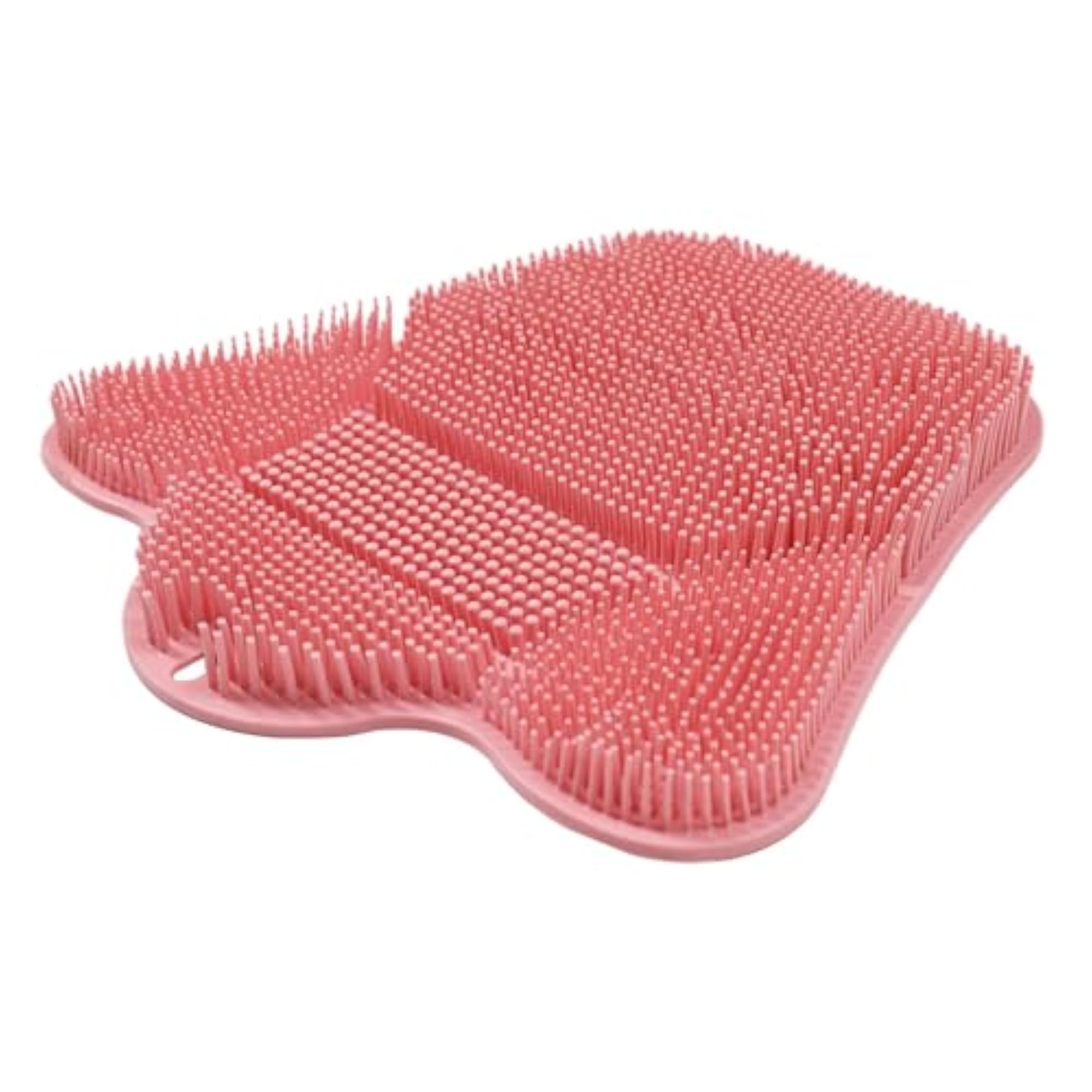 Foot Back Scrubber with Suction Cups, Bath Massage Pad, Pink
