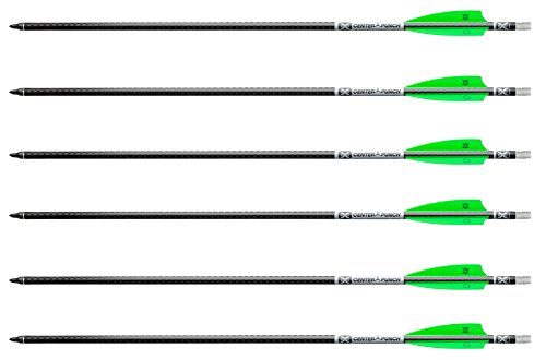 TenPoint Evo-X Center Punch Carbon Crossbow Arrows with Omni Nocks, 20
