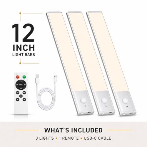 3-Pack Rechargeable Motion-Sensor Under-Cabinet Lights - $17.49 w/ Code + 50% Off Code LSE75D06 - image 8