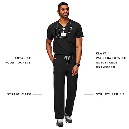 Figs Pisco Basic Scrub Pants For Men – Black, Xl Short #TOP1