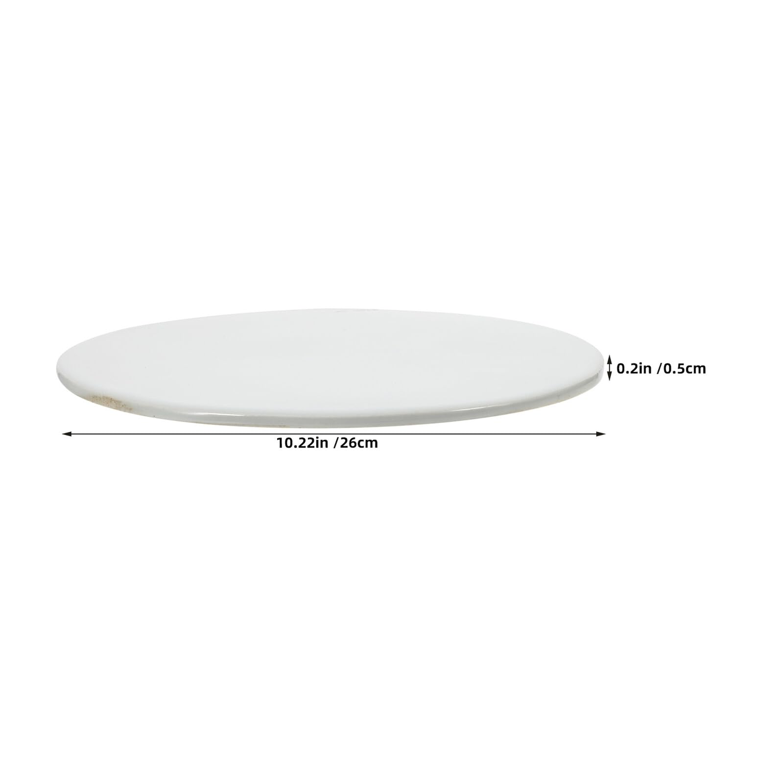 Placa de Secado de Cerámica Redonda 26 Cm, Base para Modelar y Esculpir Arcilla, Tabla de Cuña para Cerámica, Bate Equilibrado para Artesanía y Manualidades