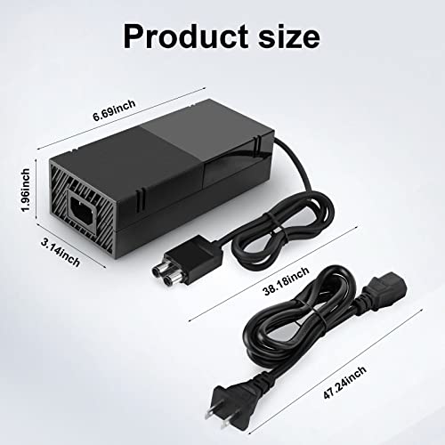 New Power Supply Cord For Xbox One Power Brick, Ac Adapter Xbox 1 Controller Charger, Replacement Charger Power Cord Cable For Microsoft Xbox One #TOP4