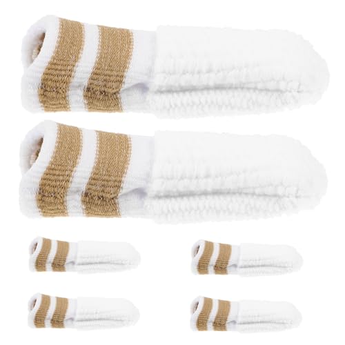 HANABASS 6Pcs Dog Toothbrush Wipes for Pet Teeth Cleaning Soft and Gentle Dog Tooth Oral Care Tool for Dogs and Cats