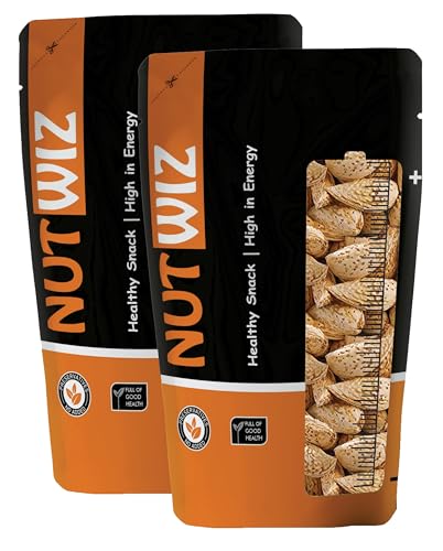 Image of Nutwiz Premium Almonds (Kagzi Almonds, 500g)