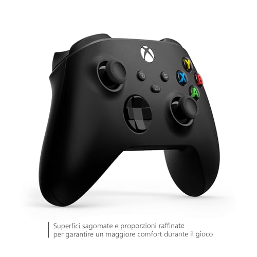 Xbox Controller Wireless, Carbon Black - per Xbox One, Xbox Series X|S, Windows 10/11, Android, iOS - Immagine 2