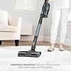 Shark Pet Cordless Stick Vacuum with Large Dust Cup, LED Headlights, Removable Handheld Vac, Lightweight, Crevice Tool, Carpet & Hard Floors, 40min Runtime, Ice Blue, IX141AMZ