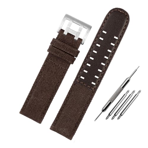 Bracelet montre toile cuir 20mm parfait pour l'aventure avec Hamilton H68201993