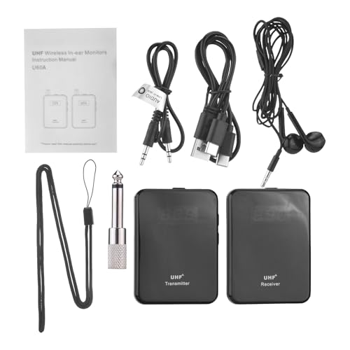 Système de monitoring sans fil UHF rechargeable pour scènes et concerts