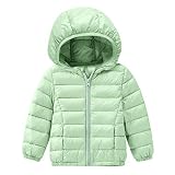 Baby Candy Colour Lightweight Down Jacket Boys Girls Winter Puffer Coat Windproof Solid Hoodie Down