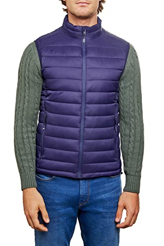 Blue coast yachting Chaleco Hombre Invierno Acolchada Ultralijera Plumífero Hombre Cover