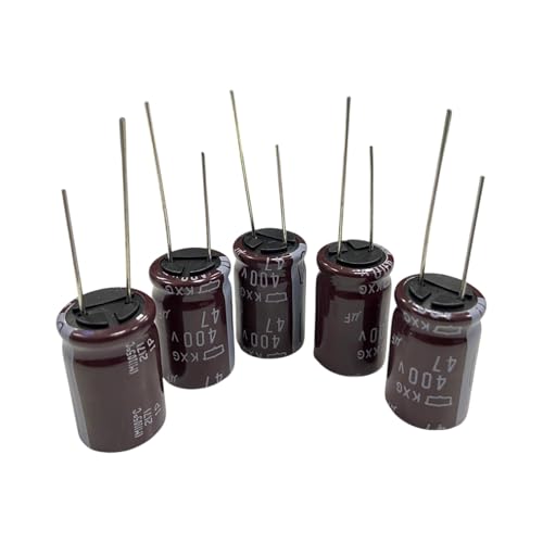 Condensateur électrolytique 400V 47μF NCC KXG pour circuits électroniques (Lot de 10)