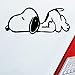 Hellweg Druckerei Auto Aufkleber Zubehör passend für Snoopy Fans Die Peanuts Charlie Brown Sticker Heckscheibenaufkleber