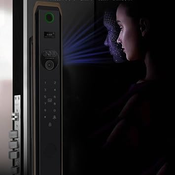 Fully Automatic Fingerprint Lock with Screen for Household Wooden Door