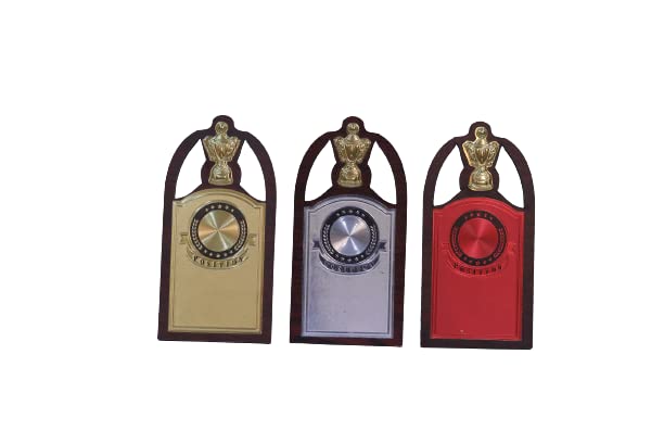 See full amazon price history chart for EKNOOR Wood Trophy Set of -3 Trophy in 3 Different Color - Gold, SILVAR, Brown in 1 Set for Encourage The School Student, Offices, Size-L/W/H-15 * 8 * 2 CM EKNOOR Wood Trophy Set of -3 Trophy in 3 Different Color - Gold, SILVAR, Brown in 1 Set for Encourage The School Student, Offices, Size-L/W/H-15 * 8 * 2 CM (B09TQVHQND) Amazon Price History, Amazon Price Tracker