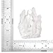 CrystalTears Natural Row Rock Quartz Crystal Cluster Geode Druzy Specimen Decor w/Box 0.28lb to 0.35lb.