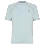 Mens Coral Short Sleeve Rashguard