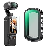 K&F CONCEPT magnetisches Black Mist 1/4 Filter kompatibel mit DJI Osmo Pocket 3, Osmo Pocket 3 Zubehör (Aluminiumrahmen)