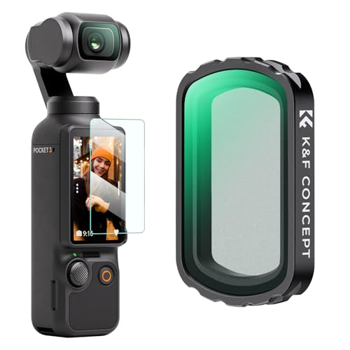 Image of K&F Concept Magnetic Black Diffusion 1 /4 Filter for DJI Osmo Pocket 3, Creative Mist Cinematic Effect Filters for Osmo Pocket 3 Creator Combo