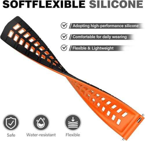 Image of Zitel Band Compatible with Huawei Watch GT 6 Pro /GT 6 46mm, GT 5 / GT 5 Pro 46mm, GT 4 46 mm, GT 3 / GT 3 Pro, GT /GT 2, GT 2 Pro /GT 2e, Watch 4 /4 Pro, 3 /3 Pro - 22mm Sports Straps