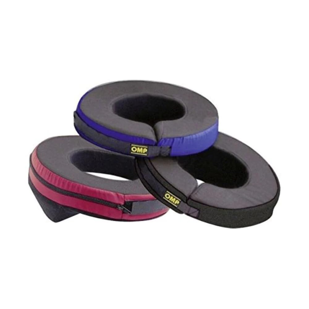 OMP KK04003000075 Collare da karting blu/nero
