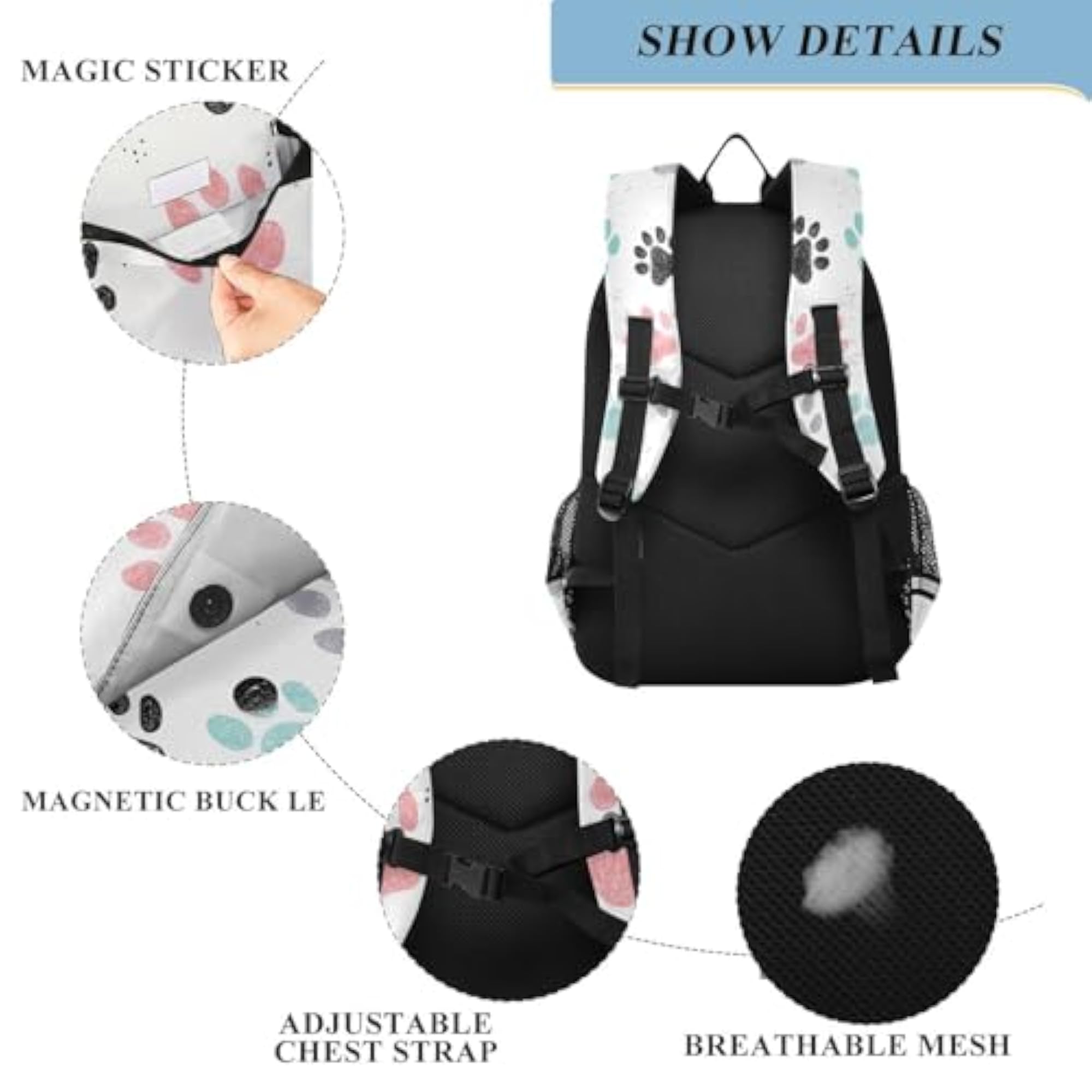 Casual Daypack Laptop Backpack Purse for Women & Men