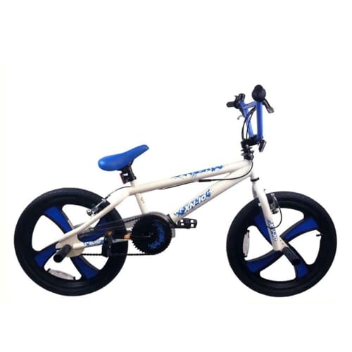 XN-10-20 BMX Unisex Freestyle Stunt Bike 20in - White/Blue