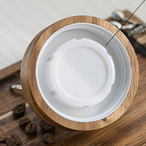 Rangement de grains de café en pot de verre 800ml avec couvercle