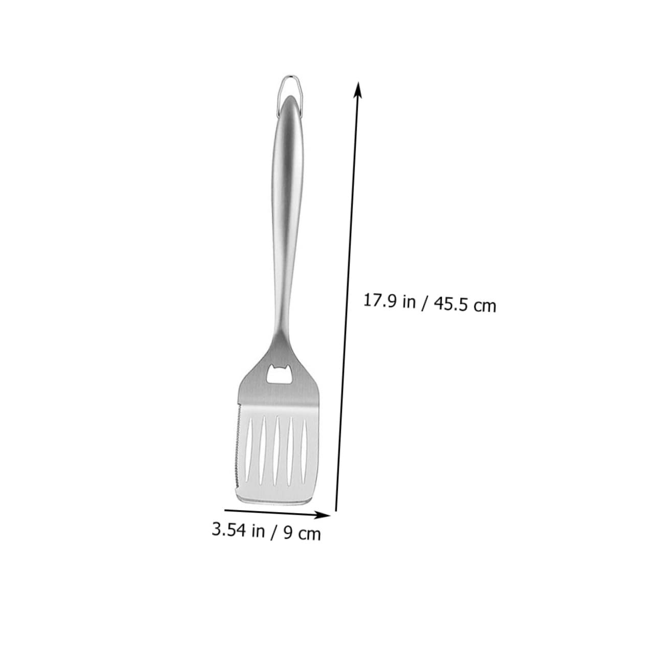 Set Utensili Barbecue Multifunzione in Acciaio Inox | Argento, Leggero e Facile da Trasportare, Forchetta e Pinza per Griglia