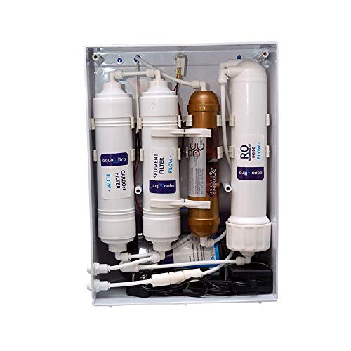 Image of Aqua Ultra Mountain water 9-L RO+UV best Water Purifier for Home, Kitchen Fully Automatic-crystal-clear detachable storage smart UV LED disinfection tank, power on-off LED indicator.