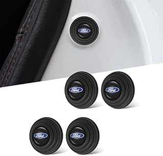 4PCS Car Door Shock Absorber Car Door Soundproof Stickers with Logo Compatible with Mercedes A C E S Class GLK CLA GLA GLC GLE CLS SLK AMG Series,Car Door Bumper Cushion Car Door Shock Absorbing PVC