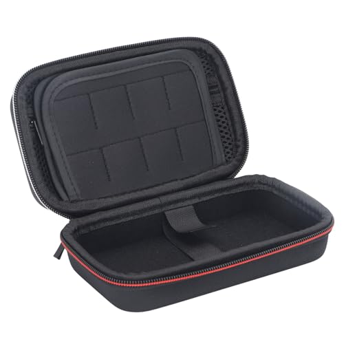 Estuche de Transporte para 3DS XL/2DS XL, Estuche Protector Rígido de Viaje para Consola de Juegos, Cartucho de Juego y Otros Accesorios, Negro