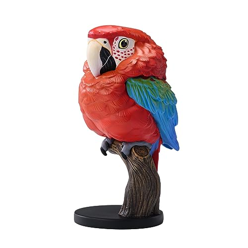 動物惑星第18弾 オウム 鸚鵡 フィギュア 12CM オウム科 鳥 動物 コレクター 樹脂 リアル プラモデル おもちゃ プレミアム 模型 オリジナル スタチュー 塗装済 完成品 誕生日 プレゼント コレクション 贈り物 情景セット 装飾 道具 インテリア