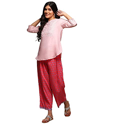 Image of BIBA Women Cotton Blend Regular Fit Kurti