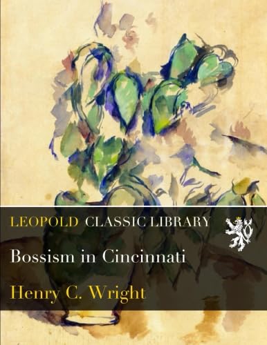 Bossism in Cincinnati