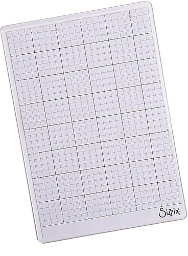 Sizzix Accessory Sticky Grid Sheets 6" x 8 1/2" 5 Pack - Multicolour, One Size