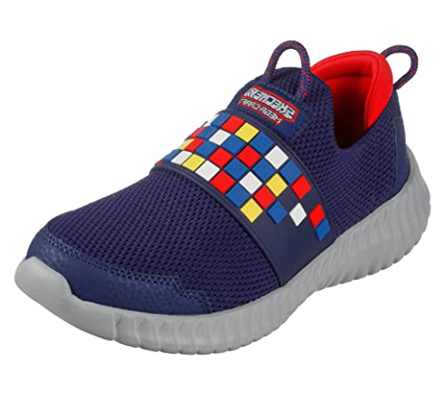 Baskets Skechers Elite Flex Cuboflex garçon pour pieds sensibles sans douleur