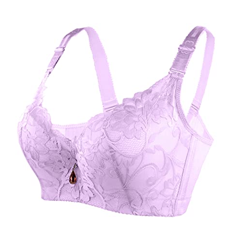 2025 Mujeres Copa Completa Ropa Interior Delgada Más Tamaño Cinco Breasted Sujetador Deportivo Inalámbrico Sujetador de Encaje Cubierta de Pecho Copa Chaleco Grande Sujetador Bustier Con Copas, c, 38